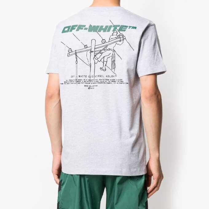 FW20 Trellis Worker Logo-Print Herren Grau