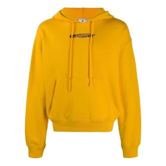 FW20 Workers Printing Kapuzenpullover Herren Gelb
