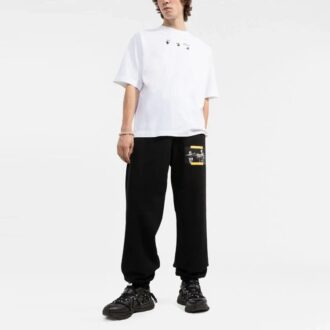 FW21 Arrow Baumwolle Rundhalsausschnitt Shorts Kurzarm Slim Fit Version Weiß