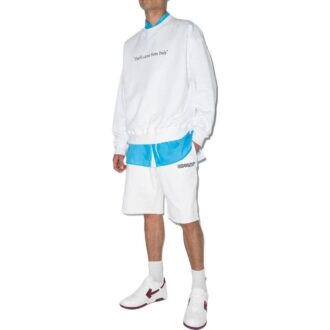 FW21 Arrows-Shorts mit lockerer Passform, Weiß