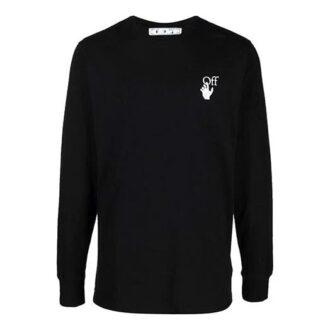 FW21 Caravaggio-Gemälde, einfarbig, langärmelig, Standardversion, schwarz