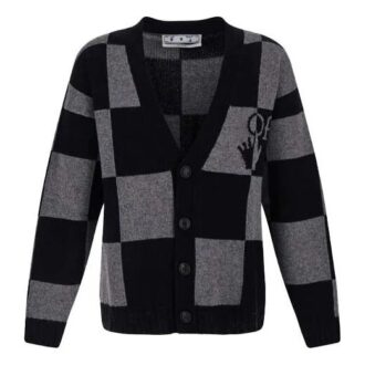 FW21 Cardigan mit V-Ausschnitt und langen Ärmeln, Standardausführung, schwarz