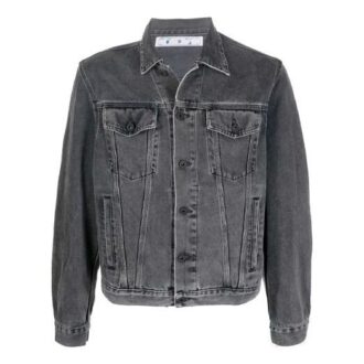 FW21 Denim-Jeansjacke Slim-Fit-Version Grau