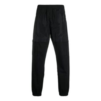 FW21 Einfarbige Cargo-Freizeithose, Standardversion, Schwarz