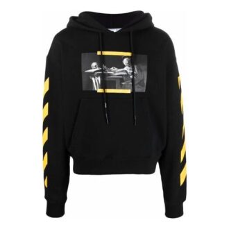 FW21 Gemälde-Print Unisex Schwarz
