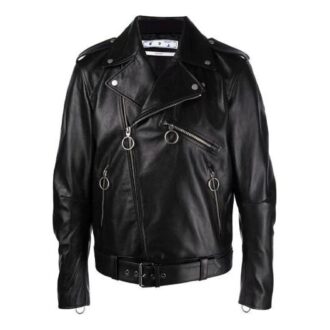FW21 Jacke mit Musterdruck, Reißverschluss am Ärmel, Slim Fit, schwarz