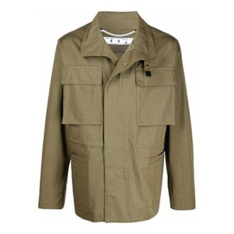 FW21 Jacke mit Pfeilmuster, Version Grün
