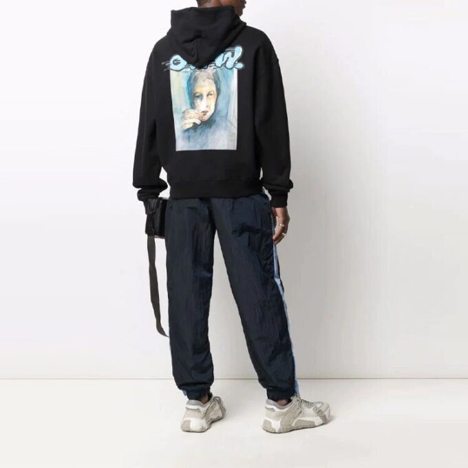 FW21 Liquid Mirko Print Herren Schwarz