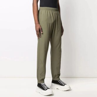 FW21 Logo Casual-Lange Hose Standardversion Dunkelgrün