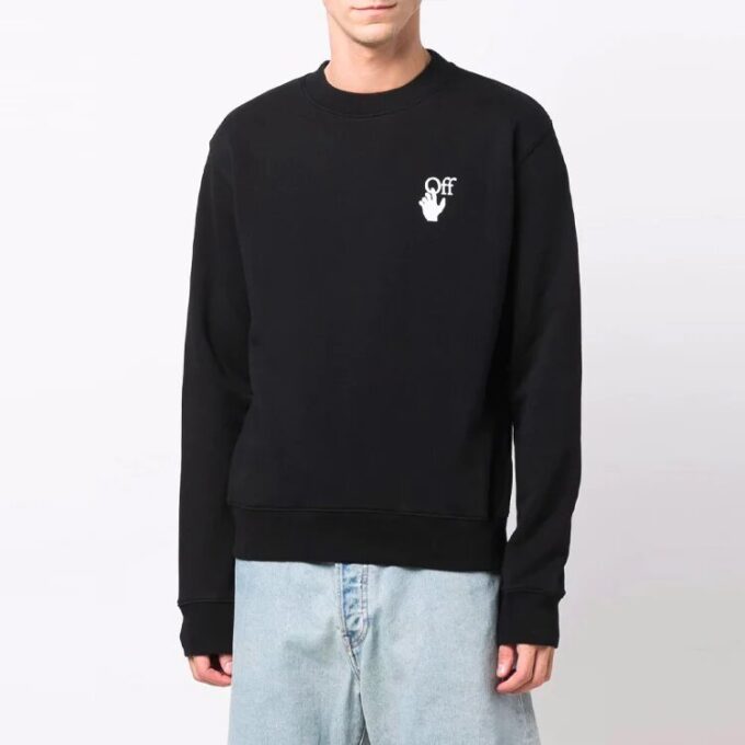 FW21 Logo-Pfeilmuster-Version Schwarz