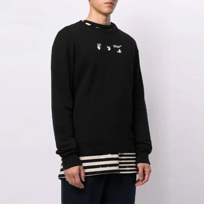 FW21 Logo-Print, lockere Passform, schwarz
