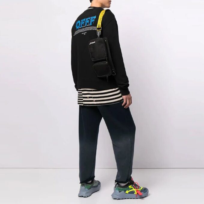 FW21 Logo-Print, lockere Passform, schwarz