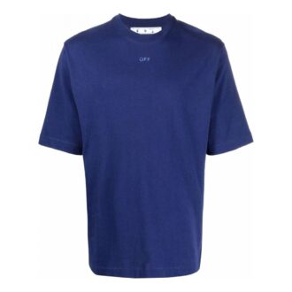 FW21 Oversized-Shorts mit Gummi-Pfeil, kurzärmelig, blau