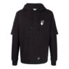 FW21 Pfeilmuster-Print, doppellagige Ärmelversion, schwarz