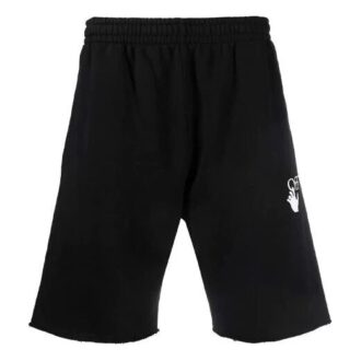 FW21 Retro-Logo-Shorts, Slim-Fit-Version, Schwarz