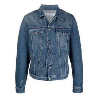 FW21 Revers-Denimjacke Version Blau