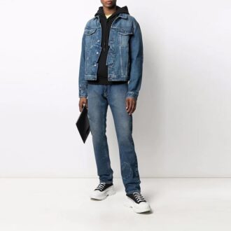 FW21 Revers-Denimjacke Version Blau