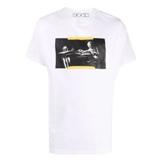 FW21 Short-Sleeve-Shirt mit Aufdruck, Standardversion, Weiß