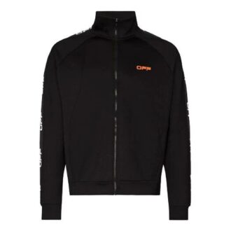 FW21 Sportjacke mit Reißverschluss und langen Ärmeln, Slim Fit, Schwarz