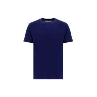 FW21 T-Shirt mit Pfeil-Print, Rundhalsausschnitt, Shorts, Standardversion, Blau