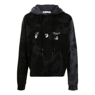 FW21 Tie-Dye-Alphabet-Muster-Version Schwarz