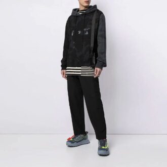 FW21 Tie-Dye-Alphabet-Muster-Version Schwarz