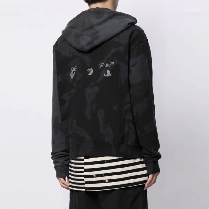 FW21 Tie-Dye-Alphabet-Muster-Version Schwarz