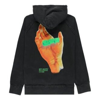 Hand Logo Incompiuto für Herren Schwarz