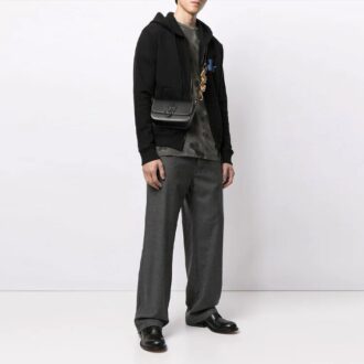 Herren SS21 Hand-Off-Logo-Sweatshirt Schwarz