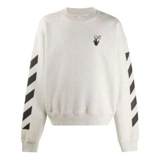 Pullover mit Arrows-Logo für Herren, grau/weiß