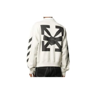 Pullover mit Arrows-Logo für Herren, grau/weiß