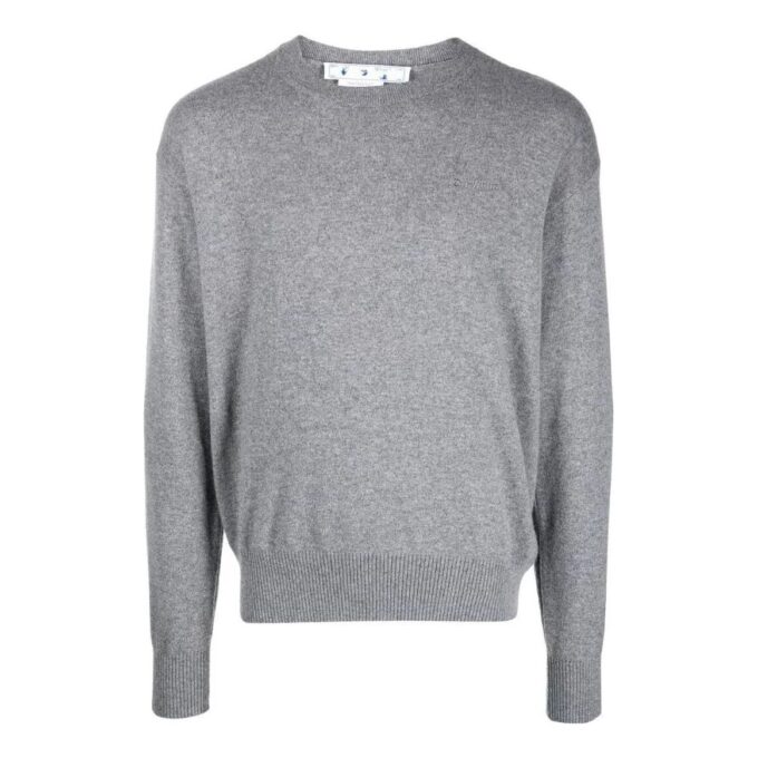 Pullover mit Rundhalsausschnitt und gesticktem Logo