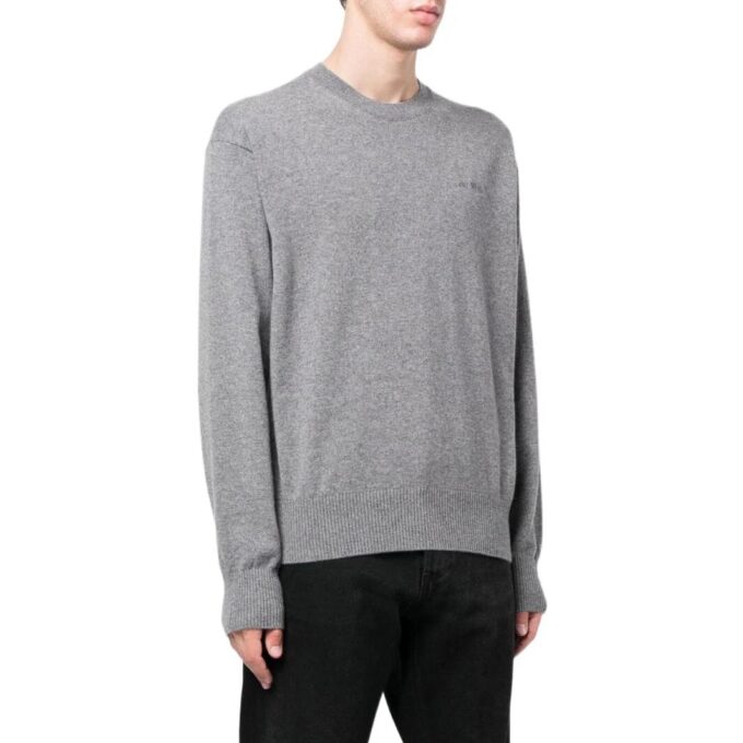 Pullover mit Rundhalsausschnitt und gesticktem Logo