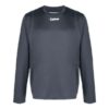 Pullover mit Rundhalsausschnitt und Logo, Langarmversion, Grau