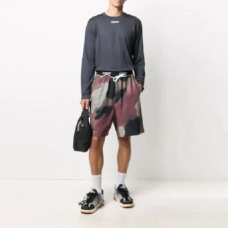 Pullover mit Rundhalsausschnitt und Logo, Langarmversion, Grau