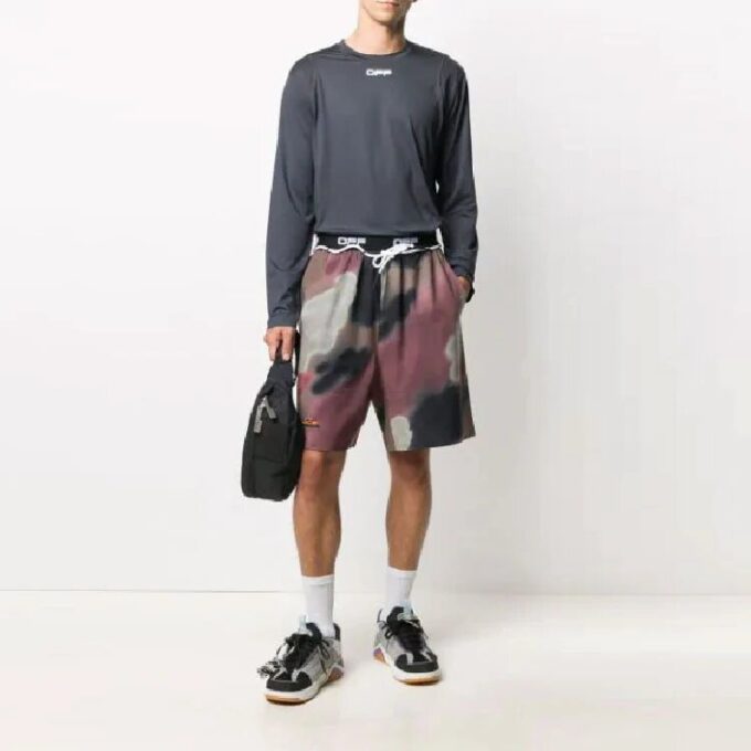 Pullover mit Rundhalsausschnitt und Logo, Langarmversion, Grau