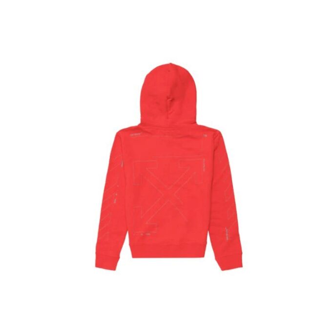 Rückseite Herren-Logo-Pullover in normaler Passform