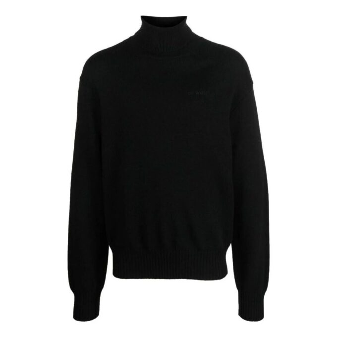 Rollkragenpullover aus Wolle
