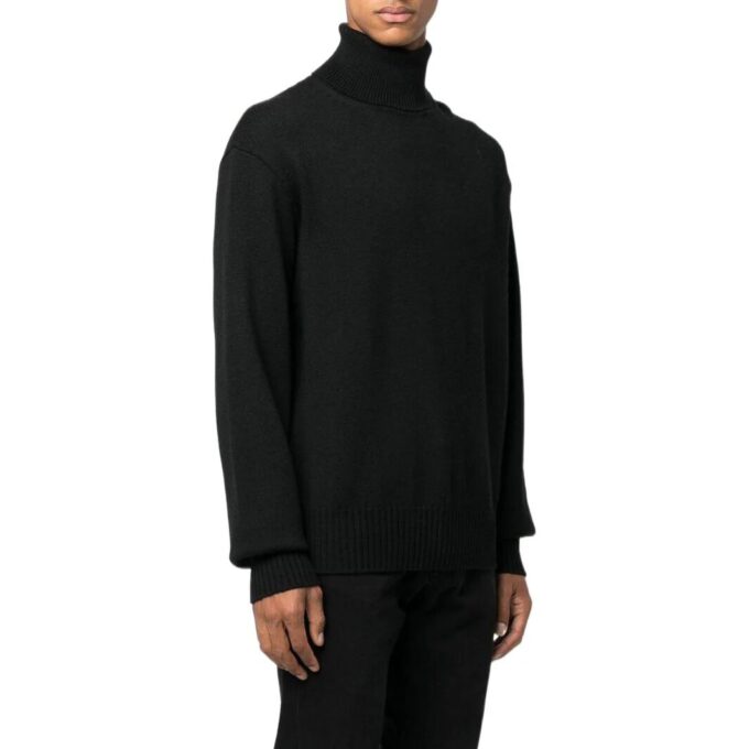 Rollkragenpullover aus Wolle