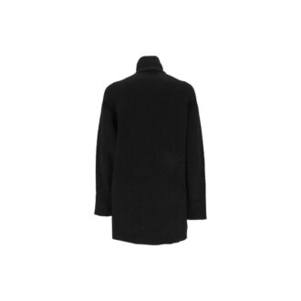 Rollkragenpullover mit gesticktem Logo
