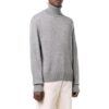 Rollkragenpullover mit gesticktem Logo