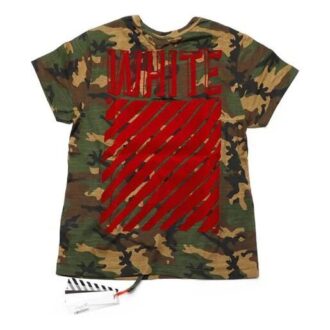 Rot Kurzarm Camouflage Grün