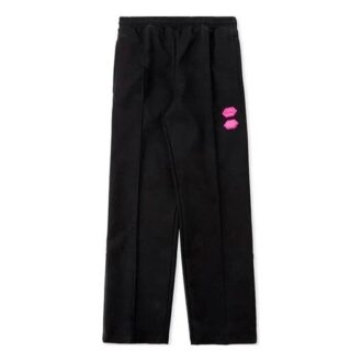 Rubber Street Logo Retro-Hosen Schwarz