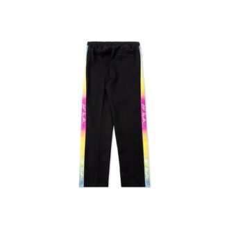 Rubber Street Logo Retro-Hosen Schwarz