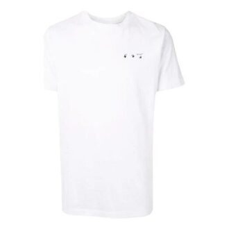 Rundhalsausschnitt, kurze Shorts, Weiß