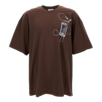 SCAN ARR OVER T-Shirt „Braun“