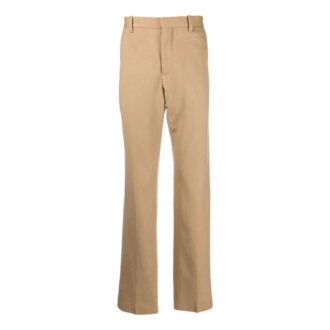 Schmal geschnittene, maßgeschneiderte Kaschmirhose „Braun“