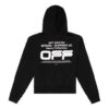 Schwarz, gewelltes Logo, Slogan-Aufdruck, lockere Passform
