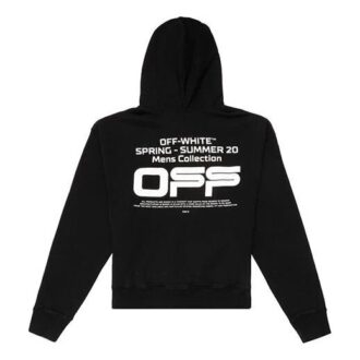 Schwarz, gewelltes Logo, Slogan-Aufdruck, lockere Passform
