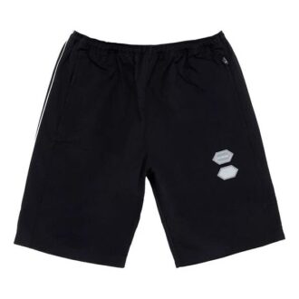 Schwarze Shorts mit Logo